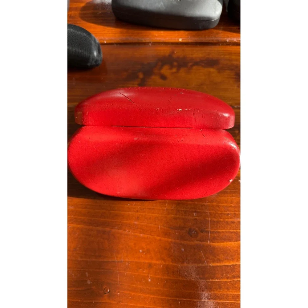 Valentino Red Hard Shell Sunglasses Case Eyewear‎ Holder